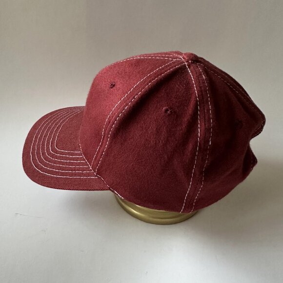 Unisex TC Baseball Hat Adjustable Strap Back Cap Vine Red One Size Fits Most - Picture 4 of 9